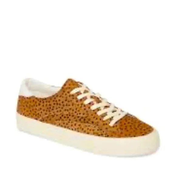 Madewell Sidewalk Sneakers in Spot Dot Calf Hair